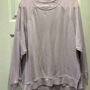 American Eagle Outfitters Light Purple Crew Neck Sweater